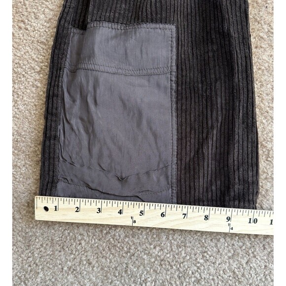 Amarissima Y2K Patchwork Corduroy Cargo Pants Brown Pockets Utility Size 44 - Picture 6 of 12